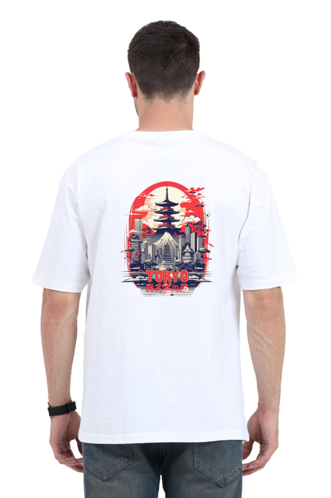 Tokyo City Styled Oversized T-Shirt