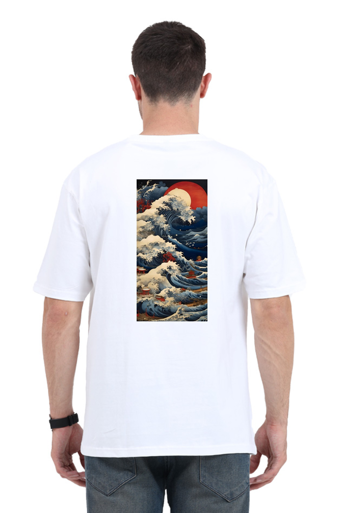 Ocean Tide Style Oversized Summer T-Shirt