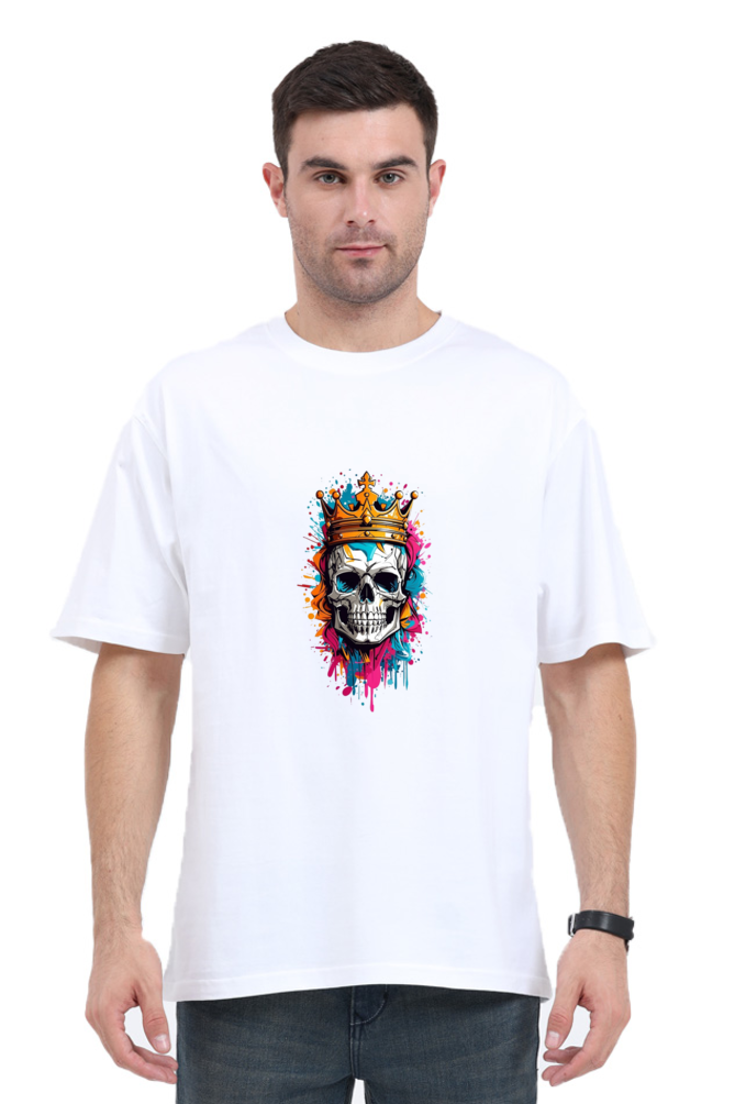 Skull Styled Oversized T-Shirt