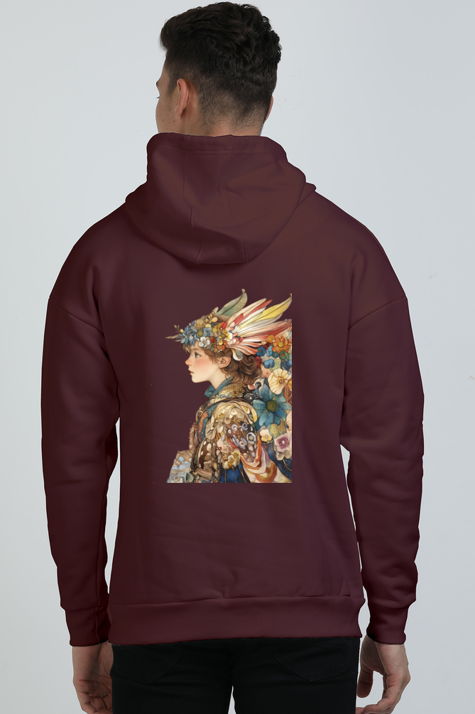 Zorixifyy   :   “Floral Majesty” Hoodie – White Edition