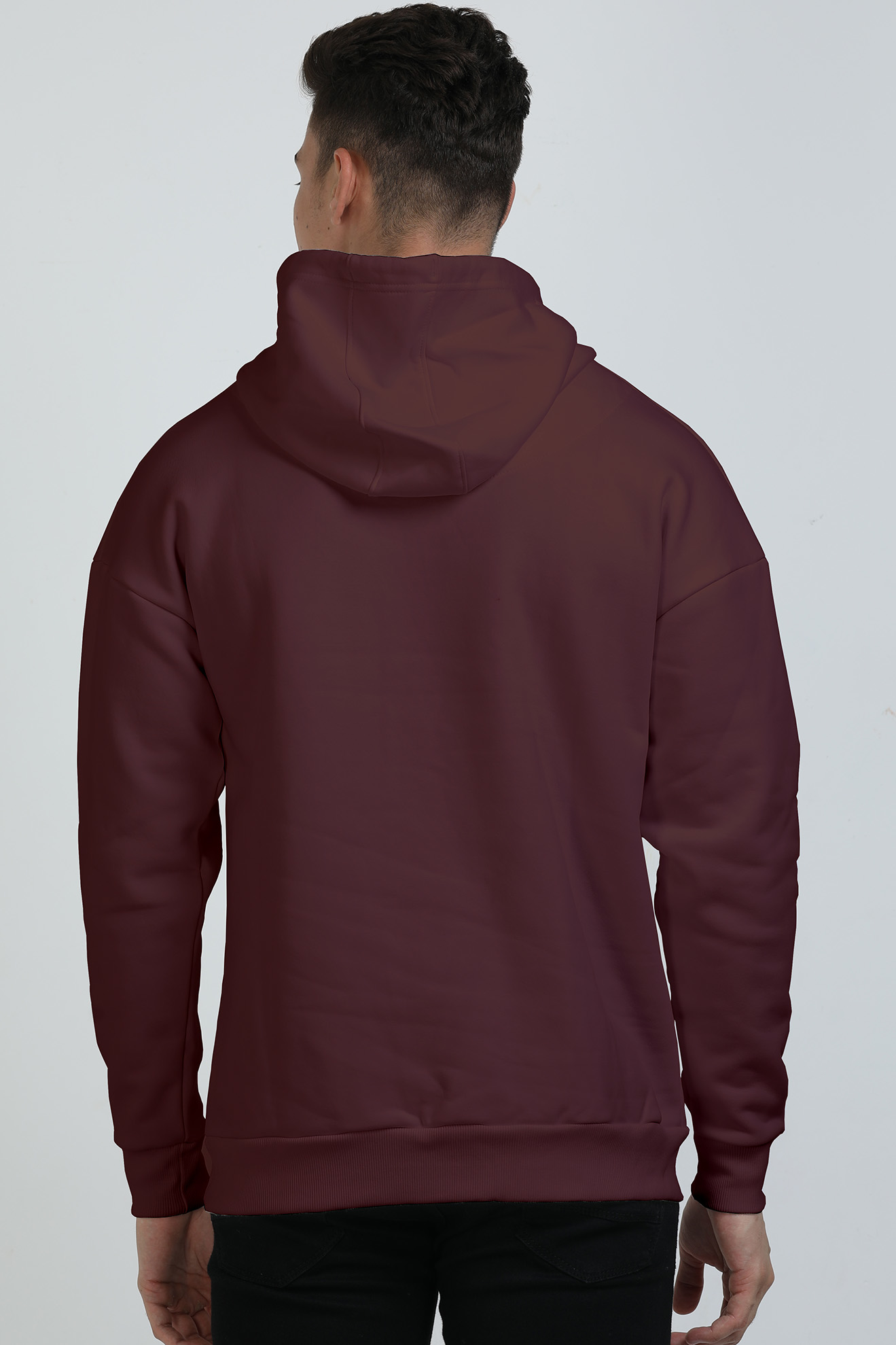 Nature Printed Design Oversized Hoodie