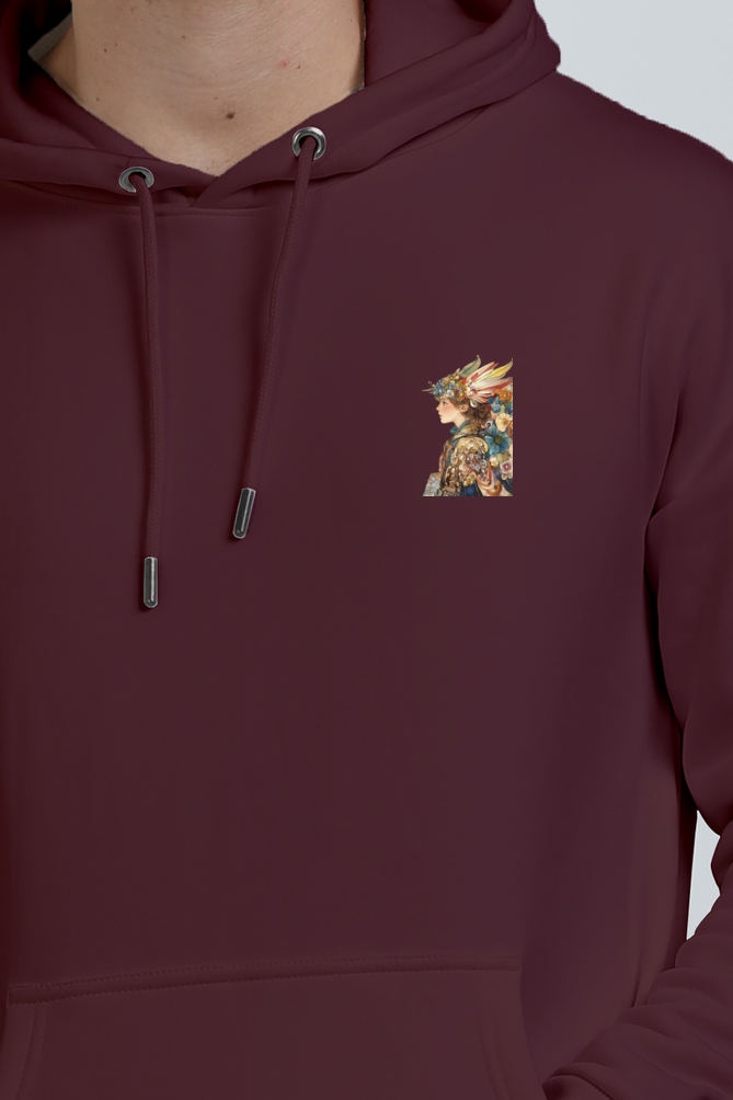 Zorixifyy   :   “Floral Majesty” Hoodie – White Edition
