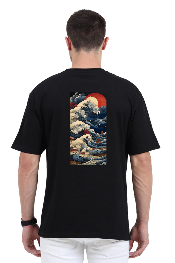 Ocean Tide Style Oversized Summer T-Shirt