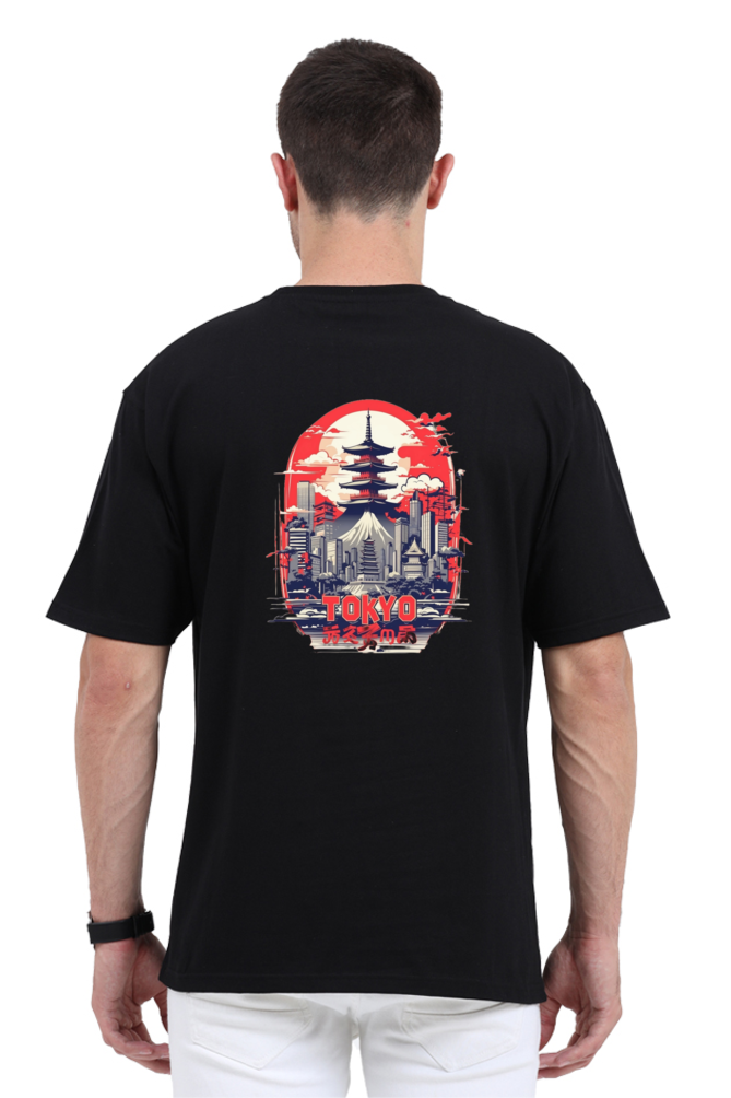 Tokyo City Styled Oversized T-Shirt