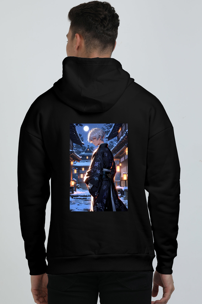 Moonlit Wanderer Hoodie – Black Edition