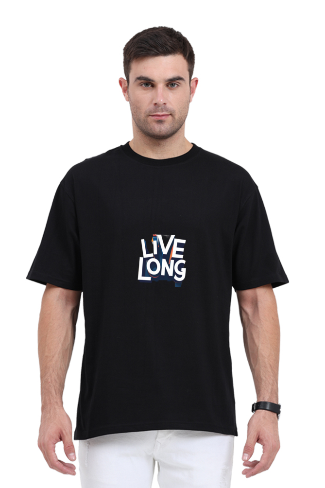Live Long Designed Oversized T-Shirt