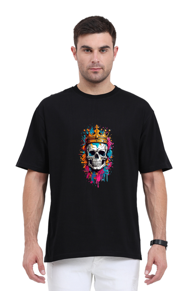 Skull Styled Oversized T-Shirt