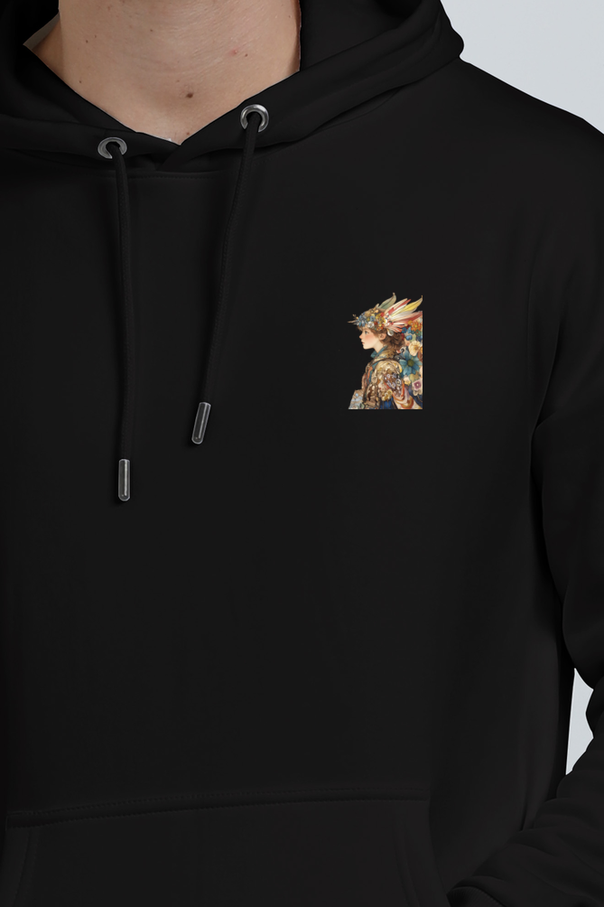 Zorixifyy   :   “Floral Majesty” Hoodie – White Edition