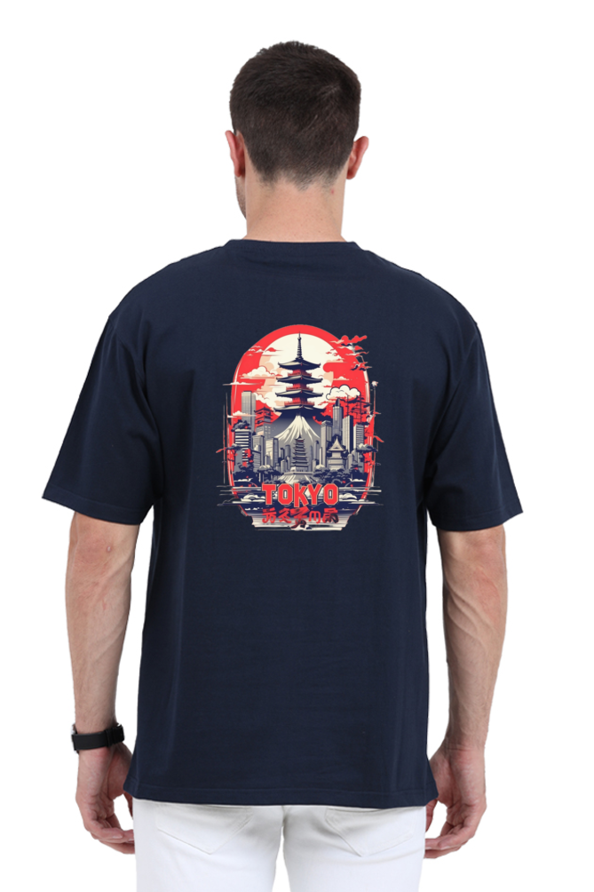 Tokyo City Styled Oversized T-Shirt