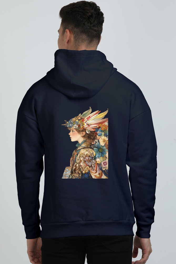 Zorixifyy   :   “Floral Majesty” Hoodie – White Edition