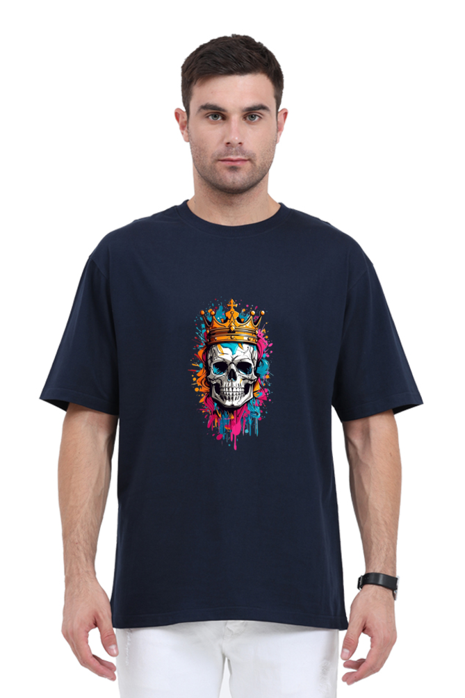 Skull Styled Oversized T-Shirt