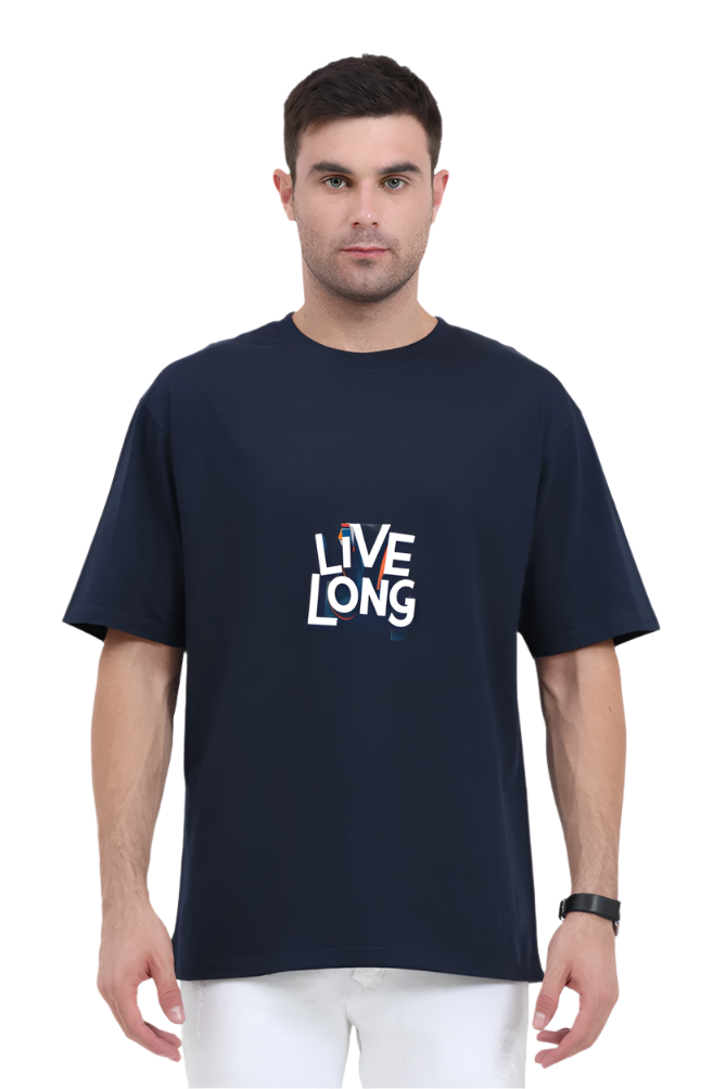 Live Long Designed Oversized T-Shirt