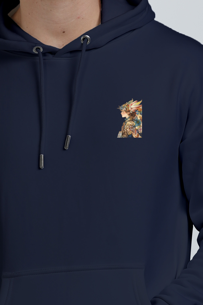 Zorixifyy   :   “Floral Majesty” Hoodie – White Edition