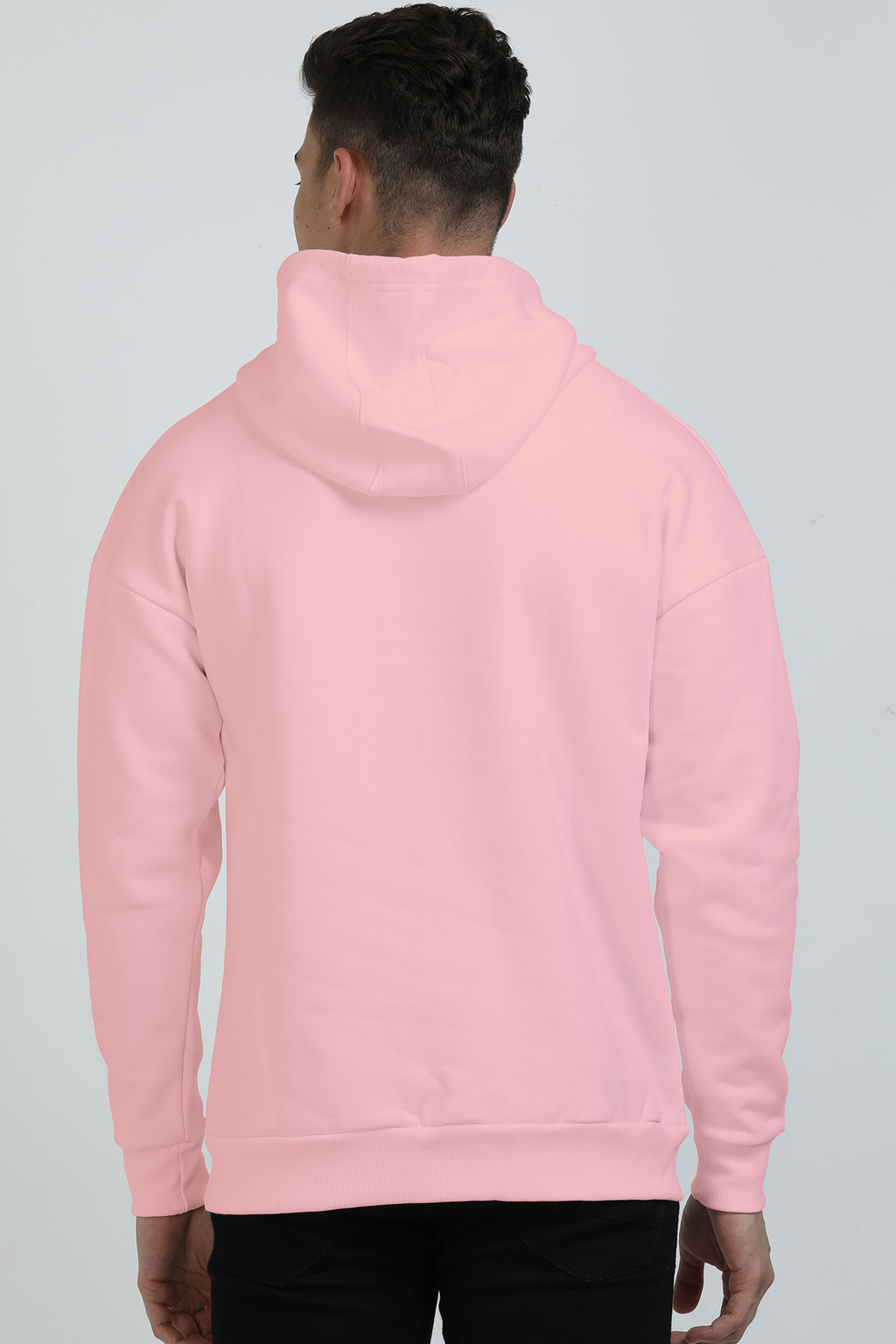 Live Well Printed Oversized Hooded Sweatshirt