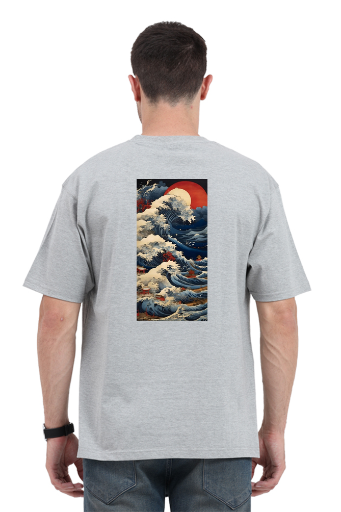 Ocean Tide Style Oversized Summer T-Shirt