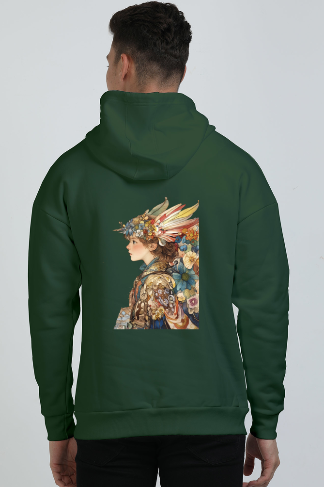 Zorixifyy   :   “Floral Majesty” Hoodie – White Edition