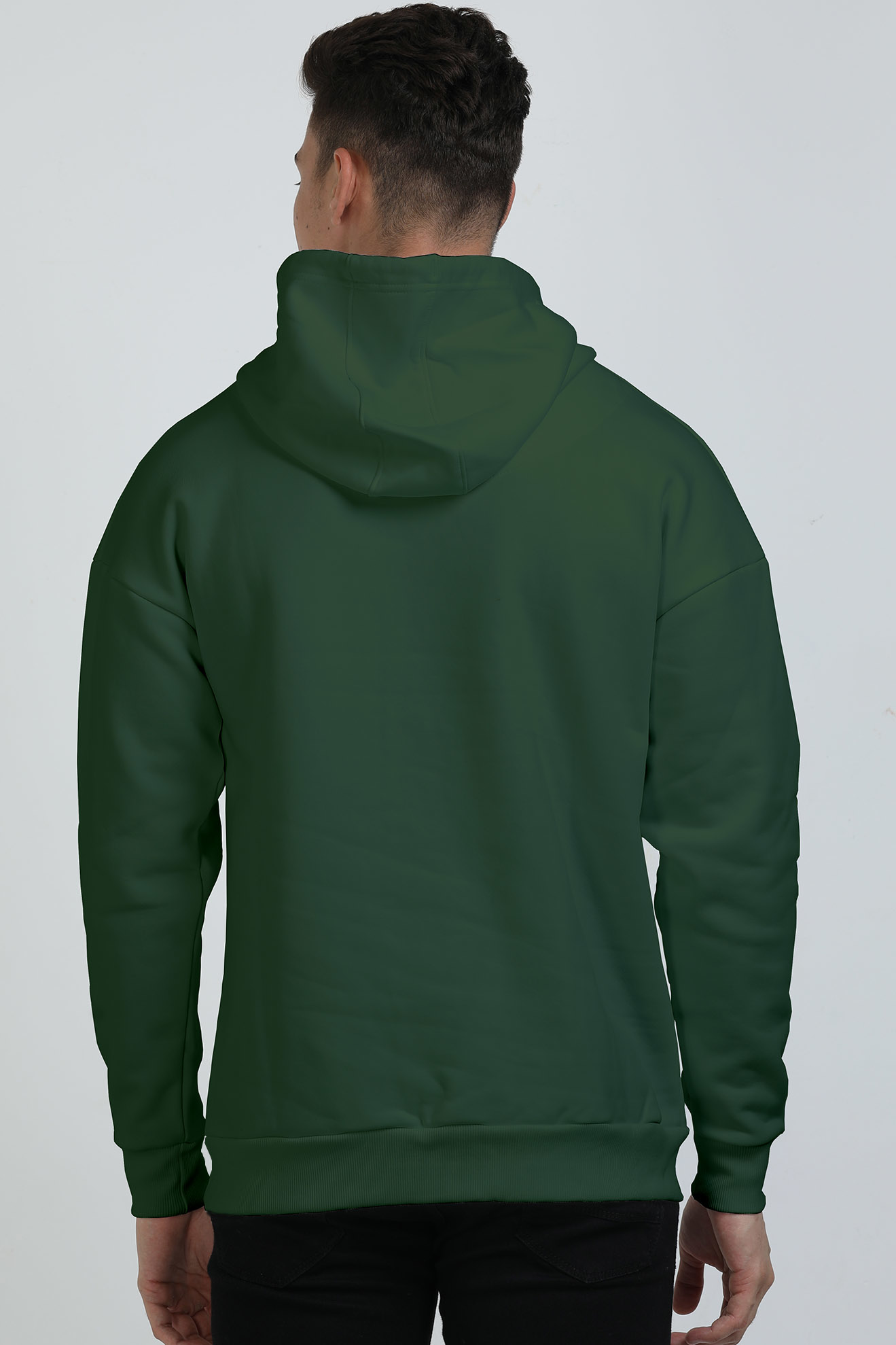 Live Well Printed Oversized Hooded Sweatshirt