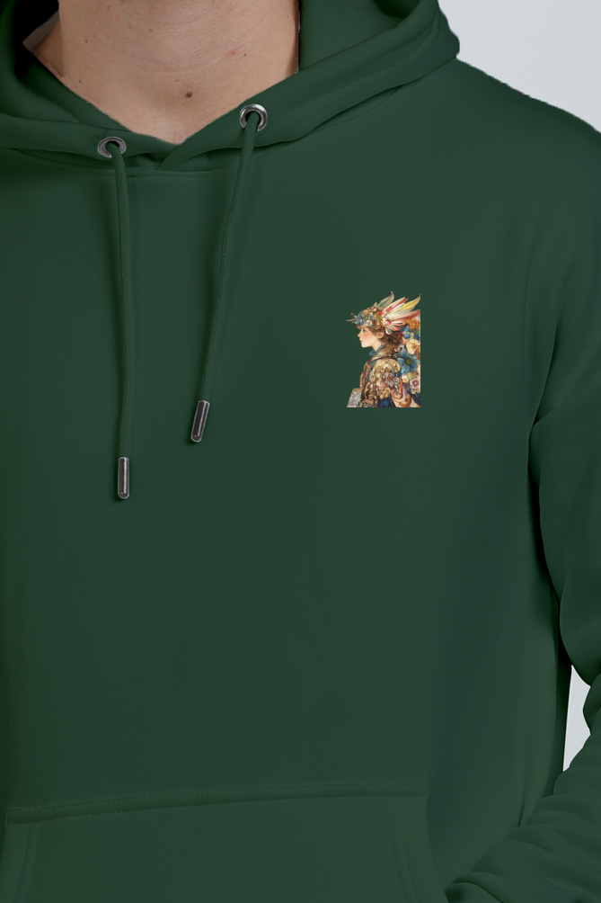 Zorixifyy   :   “Floral Majesty” Hoodie – White Edition